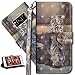 Produktbild HMTECH Galaxy S8 Hülle,Galaxy S8 Schutzhülle,Galaxy S8 Hülle Leder Flip Bookstyle Wallet Tasche Brieftasche Etui Case,Galaxy S8 Hülle Elegant Retro Luxus 3D Süßes Cat Tiger Muster Flip Cover Wallet Brieftasche Hardcase Taschen Schalen Handy Tasche im Bookstyle mit Standfunktion Karten Slot und Magnetverschluß Flip Case Hülle Ledercase Hülle Schutzhülle Cover für Samsung Galaxy S8,Cat Tiger YX