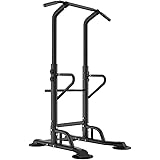 sogesfurniture, Power Tower Palestra Stazione Fitness Multifunzione per Trazioni Fitness e Addominali, Dip Stazione,con Impug