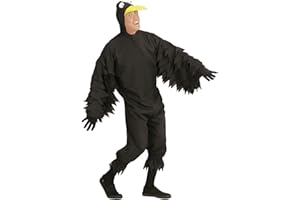 WIDMANN MILANO PARTY FASHION - kostium kruka, pluszowy kombinezon, kostium zwierzęcia, ptak, przebranie, karnawał