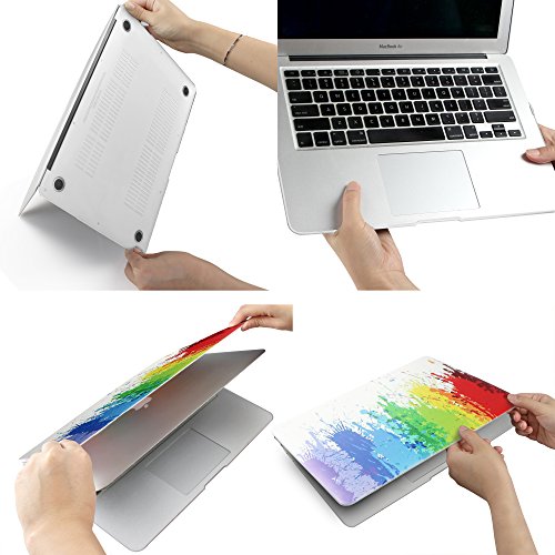 iDOO MacBook Schutzhülle / Hard Case Cover Laptop Hülle [Für MacBook Pro 13 Zoll Retina – ohne CD-Laufwerk: A1425/A1502] – matt, Paintsplash - 6