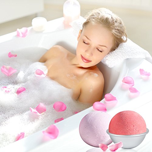 IZOKEE Bath Bomb Molds DIY Seifenform Seifengießen Gießformen Badebomben Metall Badebombe formen mit 3 Größen 6 Sets 12 Stücke für Handwerk - 3