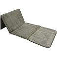 Sleep X Factory Foldable Prayer Mat And Backrest 2 In 1, Silver