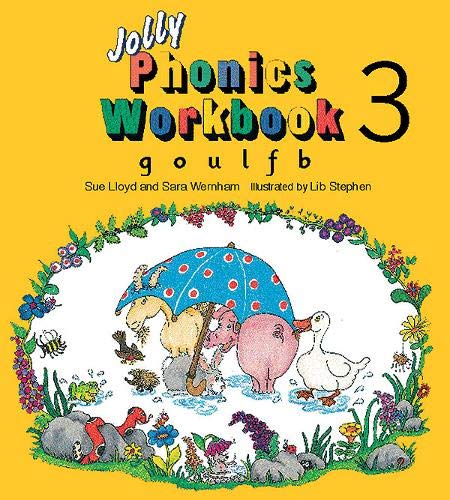 JOLLY PHONICS WORKBOOK 3: in Precursive Letters (British English edition)