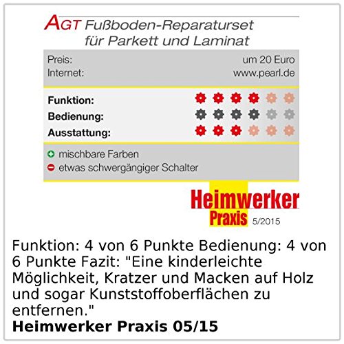 AGT Reparaturset WRS-11.plh für Parkett, Laminat und Holzoberflächen - 6
