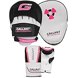 Gallant Ladies Pink Boxing Bag Gloves and Focus Pads Mitts Set Hook and Jab Womens Training Martial Arts