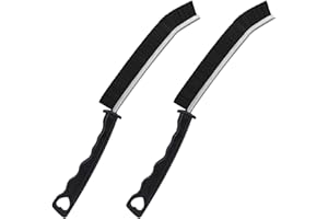 SAIZONE 2pcs Brosse Nettoyage Interstices, Brosse de Nettoyage de Crevasses à Poils durs, Brosse Joint Carrelage pour Salle de Bain, Cuisine, Fenêtres