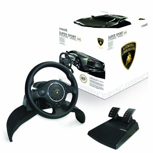 PC, PlayStation 3, PlayStation 2 - Super Sport Steering Wheel Lamborghini [UK Import]