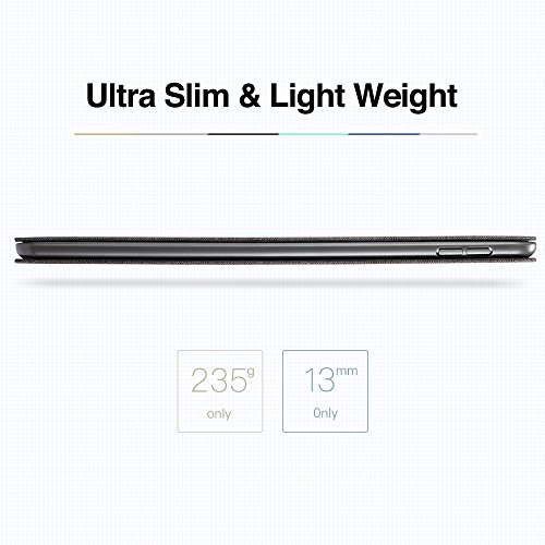 iPad Pro 10.5 Hülle, ESR® Auto aufwachen / Schlaf Funktion und Einstellbarem Blickwinkel Funktion Schutzhülle für iPad Pro 10.5 (Grau) - 9