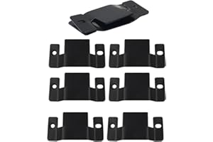 Lokatall Soporte de montaje empotrado, 8 piezas de conectores entrelazados de muebles, conector de sofá, colgador de fotos, soporte de clip de conexión resistente para cabecero, sofá, tocador, espejo,