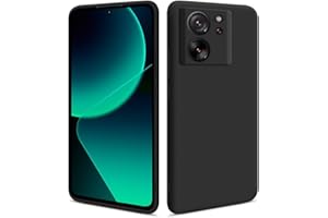 HSP Hülle für Xiaomi 13T Pro [Staubabweisend] Handyhülle | Premium TPU Silikon Case Schutzhülle | Kratzfest Stoßfest Fallschutz | Kameraschutz Displayschutz | Passgenau Dünn Matt | Schwarz