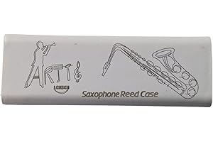 ARTIE LONDON Saxophone Reed Case. Suitable for Alto, Tenor and Soprano Saxophone Reeds. Stylish and Compact. Holds Two Reeds