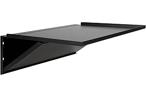 Iron Forge Tools Universal Tool Box Side Cabinet Shelf - 16x12 in. Folding Tool Cart Accessories Side Tray, Toolbox Accessories for Major Brands - Black Powder-Coated Steel, Includes Mounting Hardware