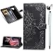 Produktbild Note9 Handyhülle Samsung Galaxy Note 9 Hülle Mandalas Muster Leder Tasche Flipcase Cover Soft Case Schutzhülle Handytasche Skin Ständer Klapphülle Schale Bumper Magnetverschluss Deckel-Schwarz