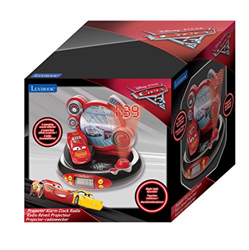 Imagen 3 de LEXIBOOK RP500DC Cars - Radio despertador con proyector