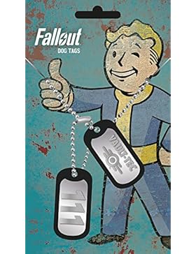 Fallout Vault-Tec Dogtag stahl-matt - Dogtag