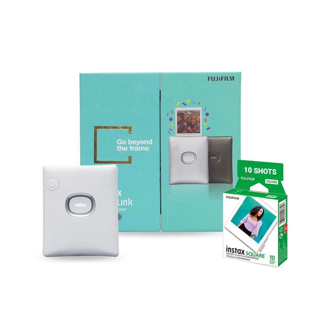 Fujifilm Instax Square Link Starter Kit - Ash White