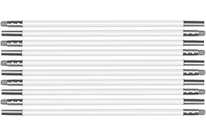HONEYHOUSE 10 Stück Stangen für Kaminbürste, 410 mm Flexible Nylon Stangen Set für Kaminbürste, Kaminbürstenzubehör