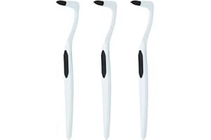 HRASY Lot de 3 outils de nettoyage pour enlever les taches dentaires, blanchir les dents, blanc