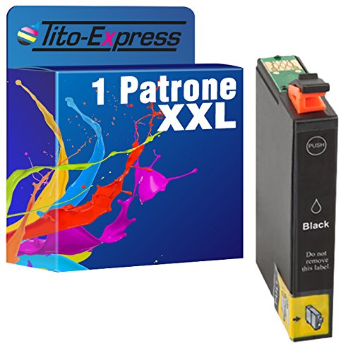 PlatinumSerie® 1x Patrone XXL kompatibel für Epson TE1631 Schwarz 18XL WF-2630 WF WF-2650 DWF WF-2660 WF-2660 DWF