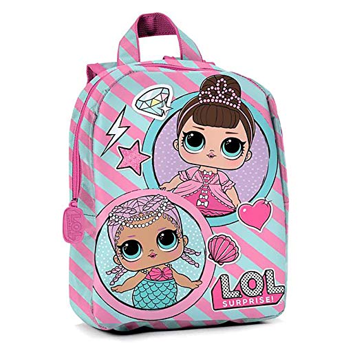 Preisvergleich Produktbild Lol Surprise, Kinderrucksack Pink Rosa 27x22x8,5