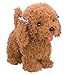 Produktbild [Toytron] Echte Haustier Serie Spielzeug Pfütze CHOCO, batteriebetriebene interaktive Walking Pet Elektronische Hund Plüschtier Welpen - Spaziergänge, Bellen, Sticks seine Zunge heraus, schüttelt den Schwanz (braun) 9 "Scale