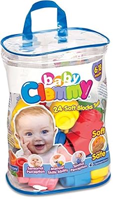 Clementoni Clemmy Baby - Sac Souple - 24 Pièces