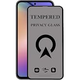 KZY Contact Fully Coated Privacy Ghost Tempered Screen Protector Glass compatible with Samsung Galaxy A54