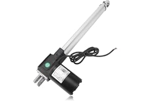 PUSOKEI 300mm / 11.81inch Actionneurs électriques de course, actionneur électrique linéaire DC 12V, actionneurs robustes 6000N / 1320LB Moteur électrique pour automobile, industriel