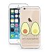 Produktbild licaso iPhone 5 5S SE Hülle Apple iPhone 5S aus TPU Silikon Let's Avocuddle Avocado Love Sweet Ultra-dünn schützt Schutzhülle (iPhone 5 5S SE, Let's Avocuddle)