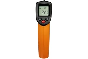 AMTAST Infrared Thermometer Gun -58 ° F~716 ° F, Non-Contact IR Digital Laser Thermometer Gun for Cooking, Pizza Oven, Meat, Griddle, Grill