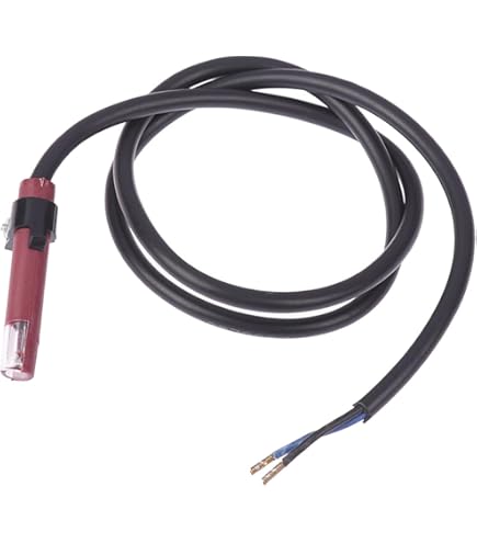 QRB1B-A Landis & Gyr, Landis & Staefa, Siemens, sensor de llama, fotocélula, fotorresistor, alta sensibilidad (color de la carcasa roja