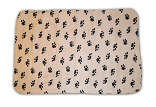 Preisvergleich Produktbild HUNDEDECKE 100x70cm BRAUN Katzendecke Tierdecke Fleece Autoschondecke Hunde 55