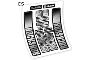 VINILOSBICI Rock Shox Judy 2021 Autocollants en vinyle pour fourche (CS - Chrome Plated)