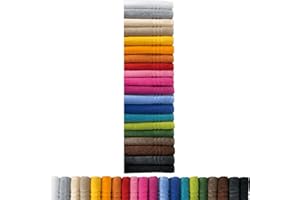 ‎REDBEST REDBEST Seiftuch New York 2er- Pack schwarz Größe 30x30 cm - leichte, weiche Qualität, saugstark, sehr strapazierfähig, 100% Baumwolle (weitere Farben)