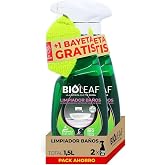 BIOLEAF -Anti-limescale Bathroom Descaler Pack 2 &times; 750 ml (1.5 L) Removes Lime, Water Marks and Soap &ndash; Shower, Taps, Tiles an