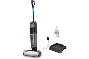 BISSELL CrossWave OmniFind, Aspirateur Balai Laveur Sans Fil, Aspire & Lave en Même Temps, LED FurFinder pour Détection Facile de Saletés & Poils d'Animaux, Nettoyeur a Eau Multi-surfaces 185m², 4006N