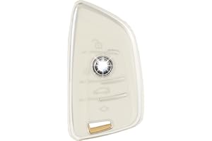 OFFCURVE Autoschlüssel Hülle Schlüsselhülle, Schlüsselcover TPU Autoschlüssel Schutzhülle 2/3/4 Tasten für BMW 1 Series 2 Series 3 4 Series 5 Series 6 Series X1 X2 X3 X4 X5 X6