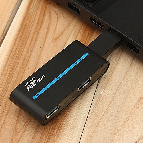 HUB Hub – SODIAL(R)Faltbare 4 Port USB 3.0 Adapter Muti Hub Erweiterung Splitter Verteiler - 4