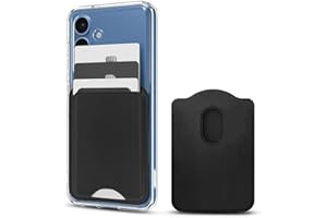 XFSRG S25 Magnetische Kartenhülle Hochwertiges Selbstklebendes Kartenhalter Galaxy S25 Ultra Magnetische Hülle für Handys & Zubehör