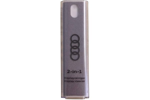Audi 80A096311 Nettoyeur d'écran 2 en 1 Nettoyant pour écran avec Housse en Microfibre