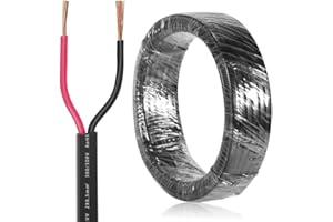 SPARKMOTO Cable de 2 Hilos para Remolque 10M, Cable Plano de 2 núcleos para Pilotos Remolque,80V 48V 24V 12V Cable Luces Remolque 2 Polos,Cable eléctrico para vehículo 2 x 0,75 mm²