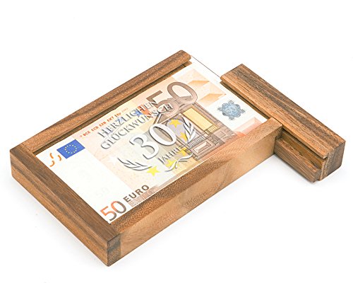 Magische Geldgeschenkbox zum 30. Geburtstag – mit Gravur – Standard – Maße: ca. 17 x 9,5 x 2,5 cm - 3