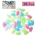 Produktbild winomo Fahrradspeichen-Perlen Luminous Kunststoff Clip Speichen Bead Fahrrad Beads Draht Perlen Dekorationen Stricknadel (zufällige Farbe)