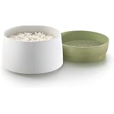 L&eacute;ku&eacute; Microwave Quinoa, Rice and Cereal Cooking Bowl, 1 L, Green