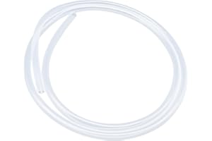 LAVMHAB Silikonschlauch 4mm ID x 8mm OD 1.5 Meter Länge, Lebensmitteltaugliche Schläuche Flexibler Schlauch Klar Wasser Luft Rohre für die Pumpe übertragen