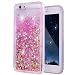 Produktbild iPhone 7 Plus Hülle, Glitzer Flüssig Transparente Dünn Resistante Protection Schutzhülle Case, Flüssiges Liquid Glitzer Cover für iPhone 7 Plus