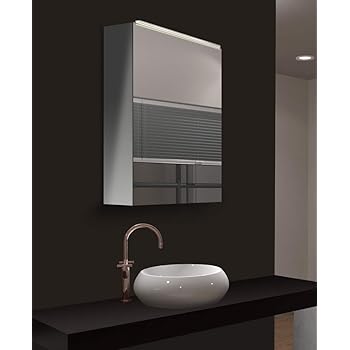 Kleiner Badezimmerschrank 60cm Galdem Spiegelschrank Even60 2 Turig Mit Trendiger Beleuchtung Led Licht Softclose Funktion Steckdose Badezimmer Spiegel Spiegelschranke Badezimmer