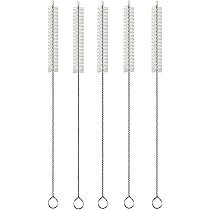 12 Brosses Nettoyage Pailles RAFIYU - 25 Cm, 4 Couleurs - Nettoyage Profond