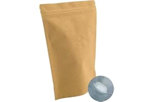 OUKEYI 250 g Kraftpapier Stand-up-Reißverschlussbeutel Kaffeebeutel Kaffeebeutel mit Ventil (25 Stück)