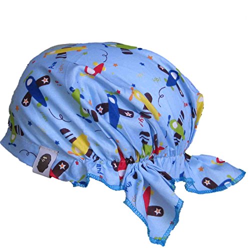 Cute Baby Sun Hat, Bandana (LOTS OF DESIGNS) (Aeroplane)